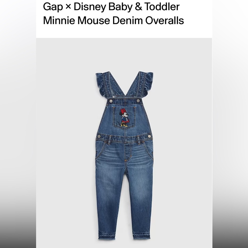 Gap x Disney Denim Overalls